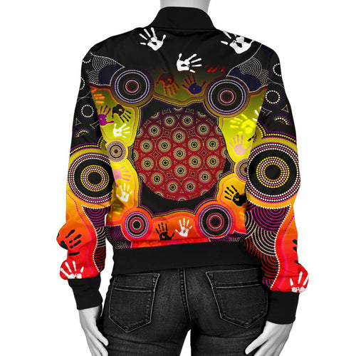 aboriginal-womens-bomber-jacket-indigenous-circle-dot-painting-hand-art