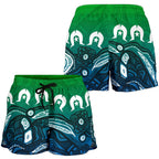 Torres Strait Islands Women's Shorts - Blue - Vibe Hoodie