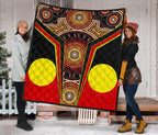 premium-quilt-aboriginal-with-dot-painting-art