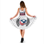 USA Rugby Eagles Women's Dress Simple Style - White - Vibe Hoodie