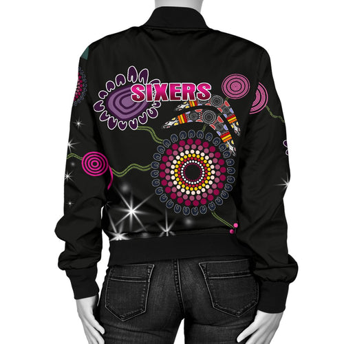 sydney-womens-bomber-jacket-sixers-indigenous-black