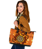 aboriginal-large-leather-tote-bag-baby-kangaroo-and-dot-painting-patterns