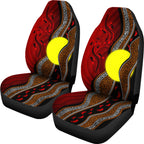 aboriginal-carseat-covers-aboriginal-flag-lizard-dot-painting-style