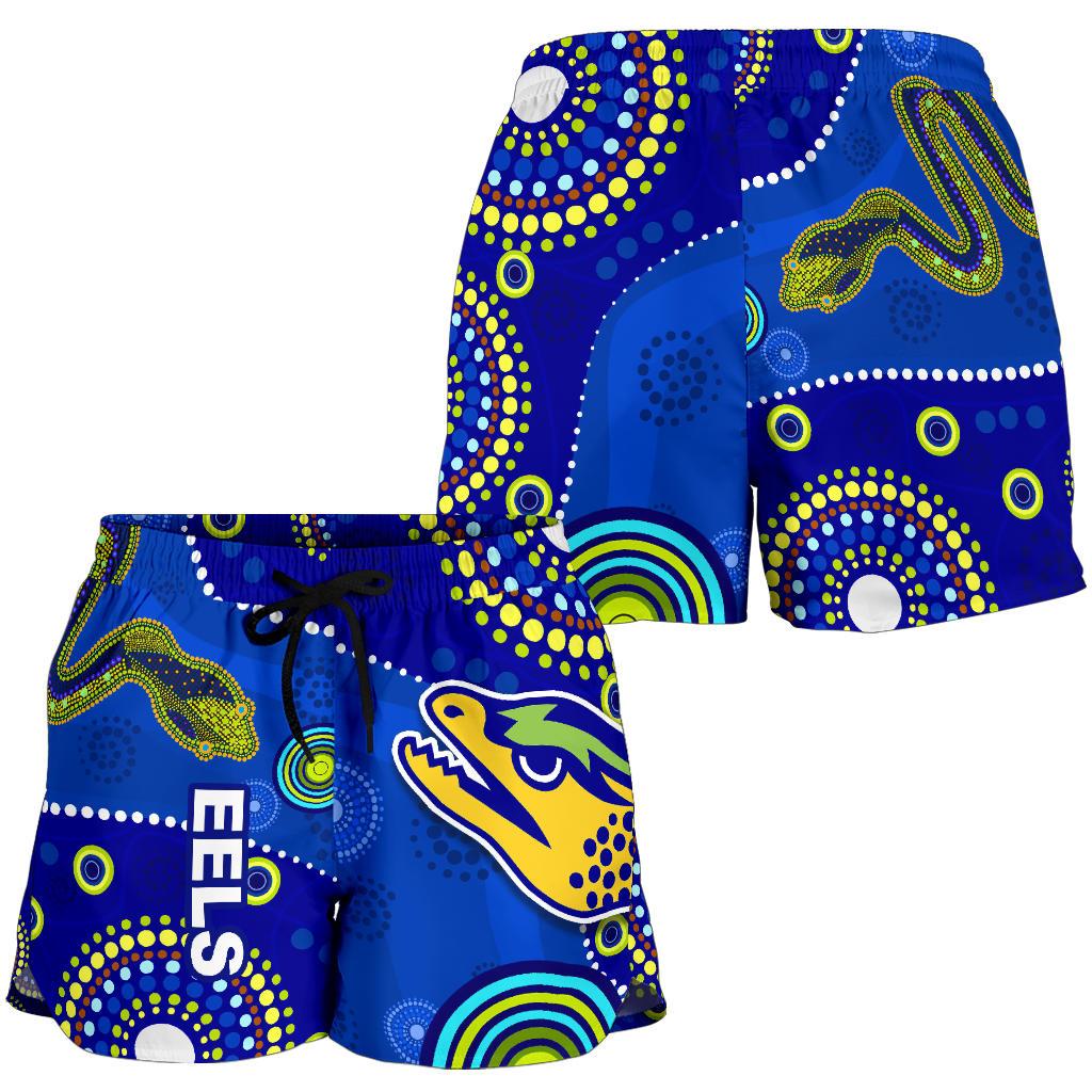 Eels Indigenous Women Shorts Competitive - Vibe Hoodie