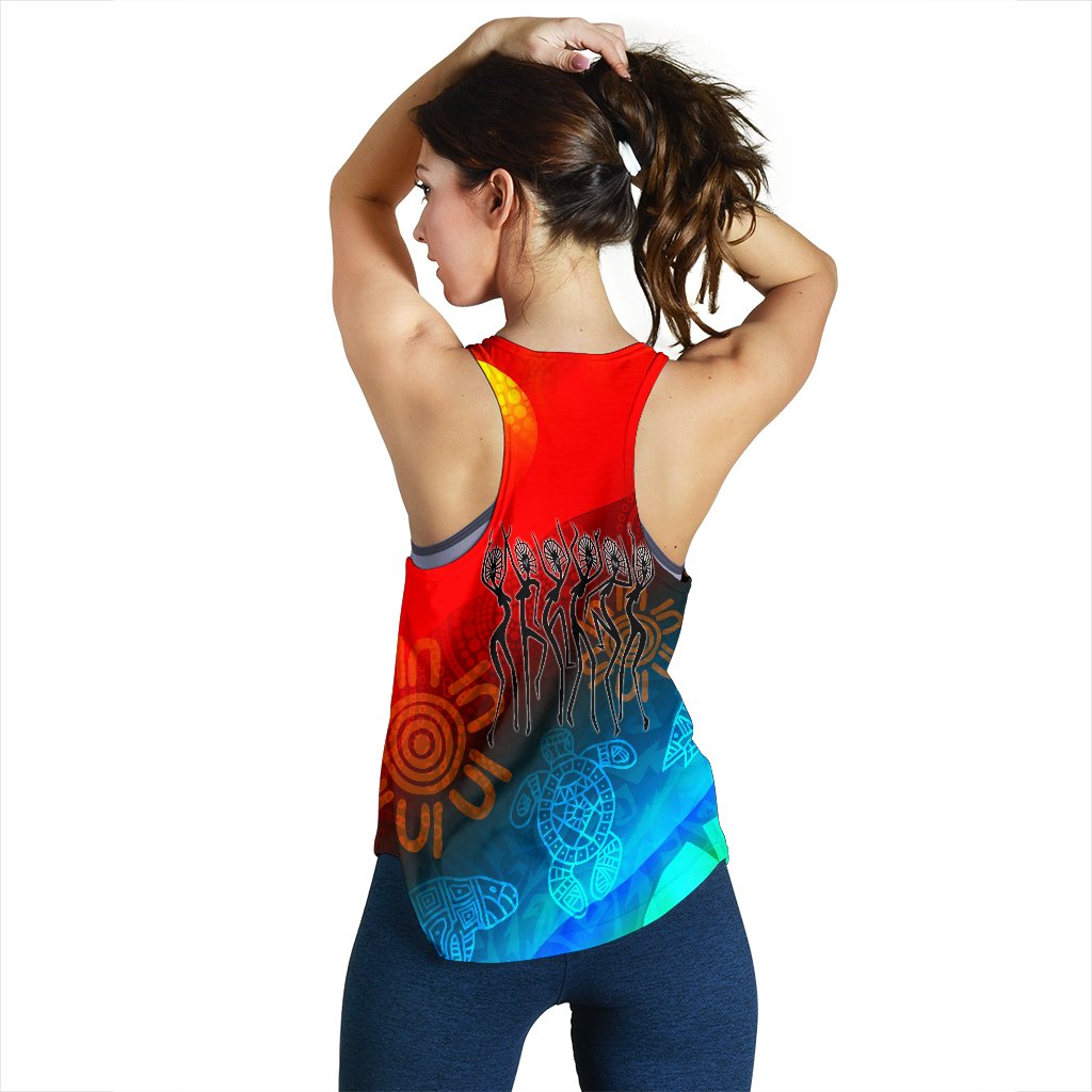 Naidoc Women's Racerback Tank - Proud To Be - Vibe Hoodie