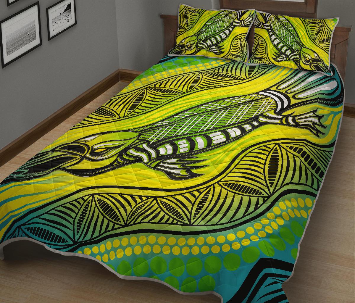 quilt-bed-set-aboriginal-platypus