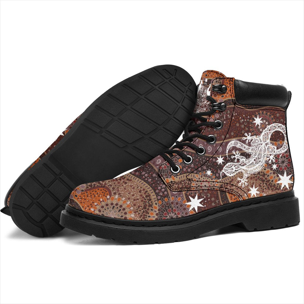 aboriginal-boots-lizard-patterns-circle-dot-painting-all-season-1