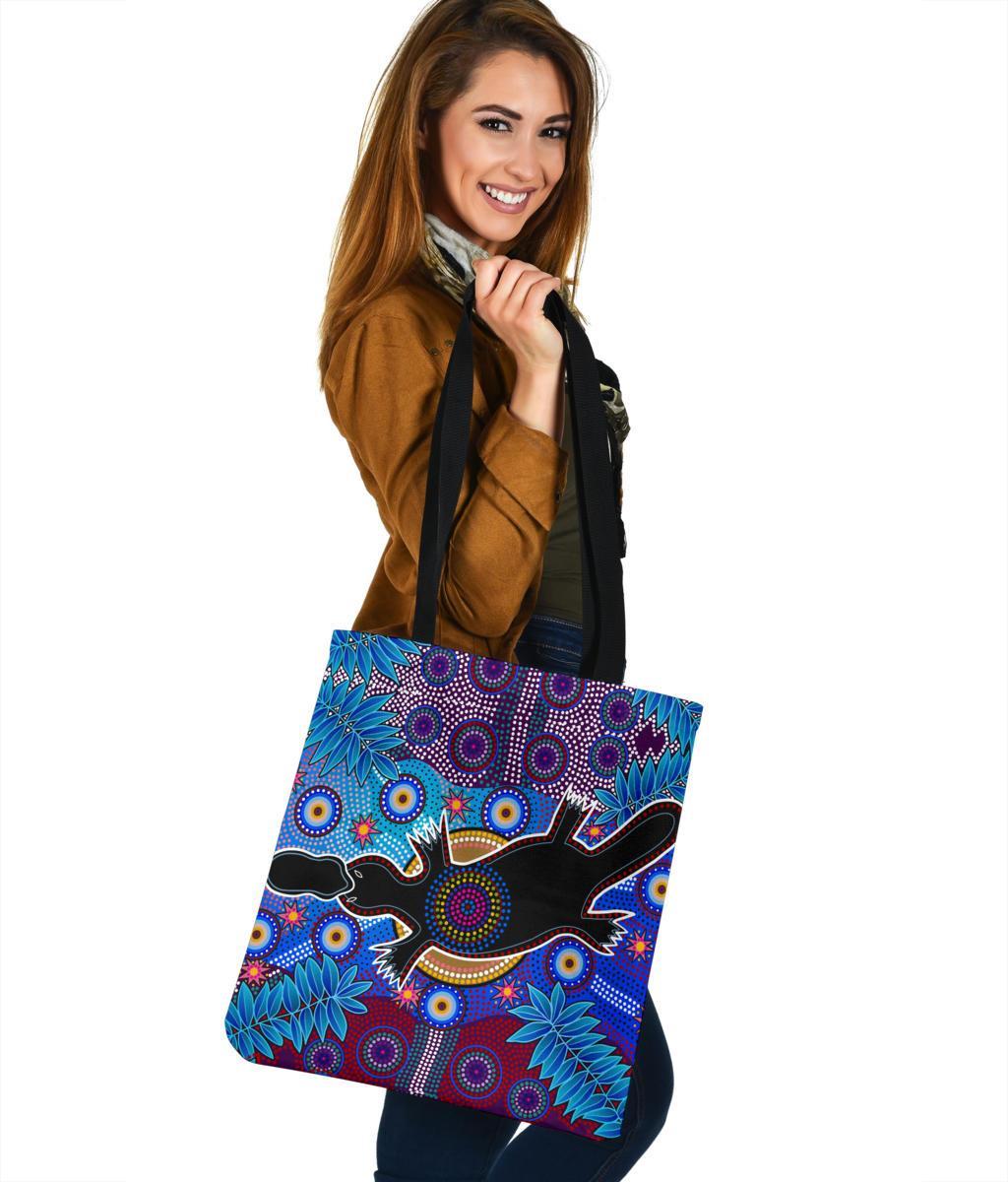 aboriginal-tote-bag-indigenous-platypus