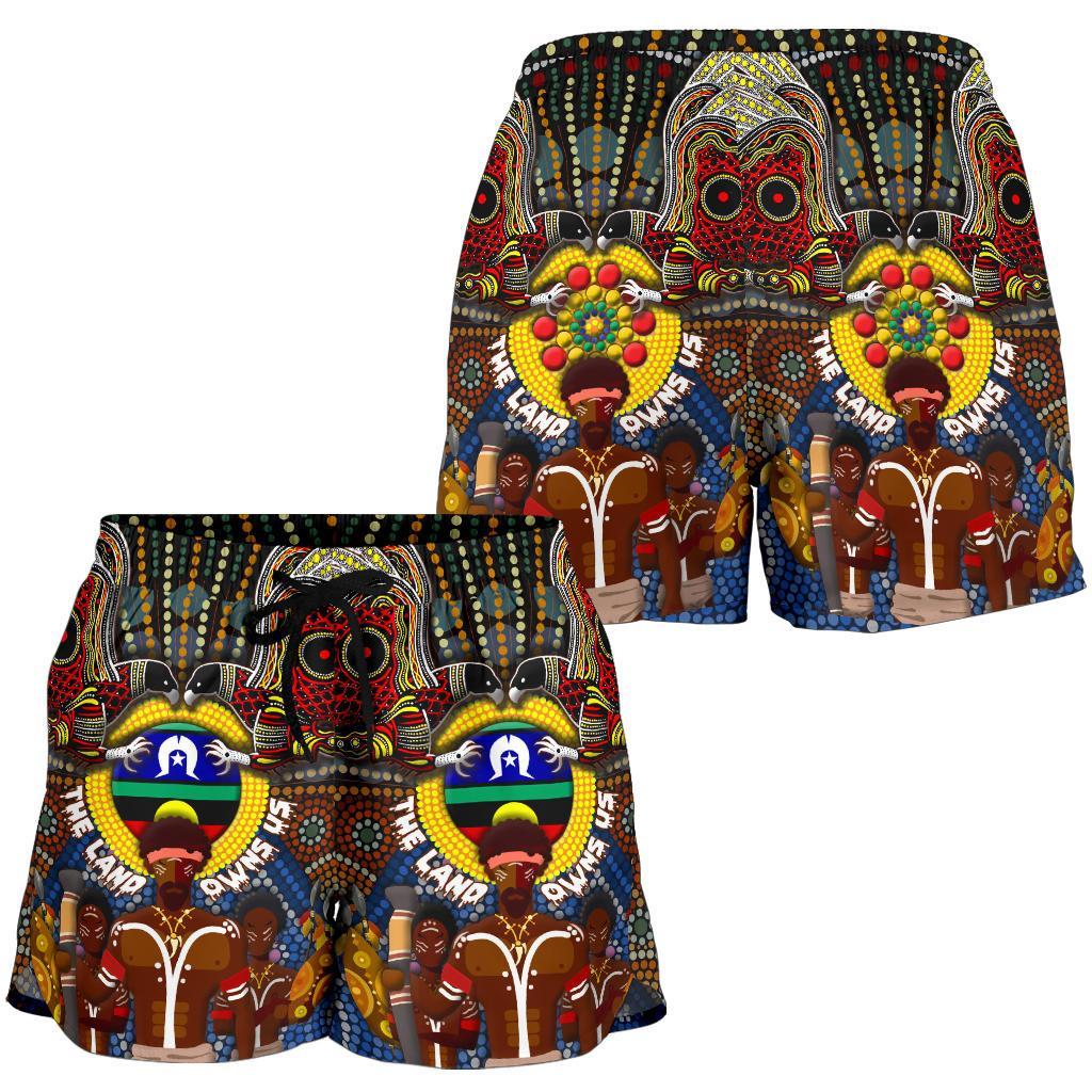The Land Owns Us All Over Print Women's Shorts - Vibe Hoodie