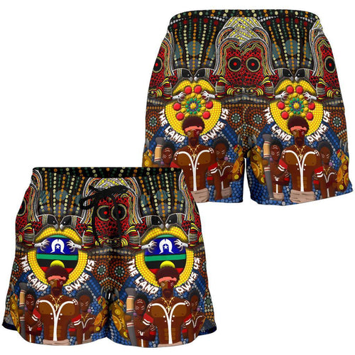 The Land Owns Us All Over Print Women's Shorts - Vibe Hoodie
