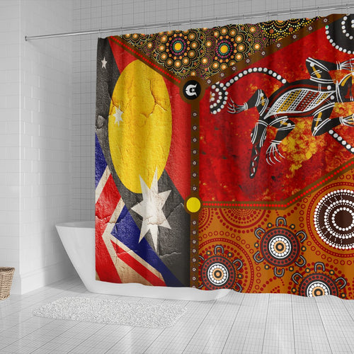 shower-curtain-aboriginal-dot-painting-flags-crocodile-1