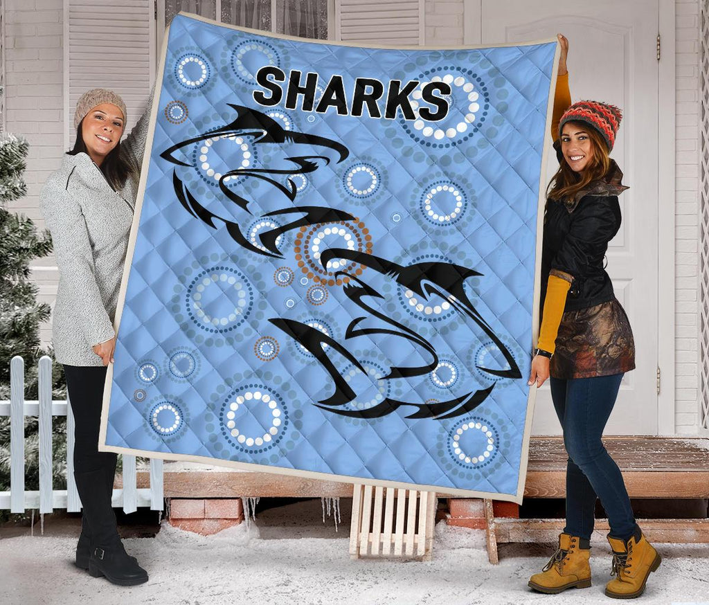 cronulla-premium-quilt-sharks-unique-indigenous