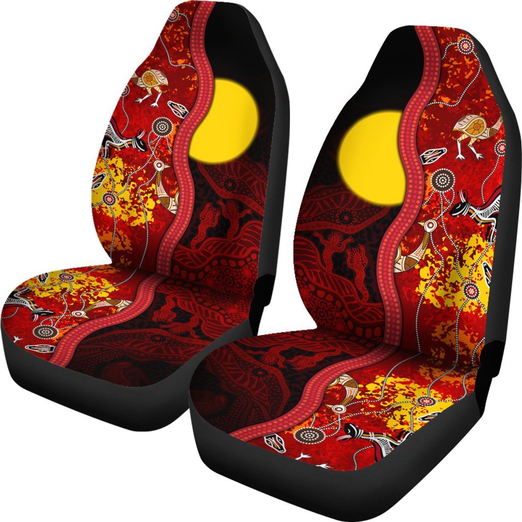 aboriginal-car-seat-covers-red-indigenous-flag