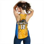 (Custom Personalised) Titans Women's Racerback Tank Gold Coast Aboriginal Armor Version - Vibe Hoodie