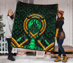 maori-new-zealand-premium-quilt-manaia-green