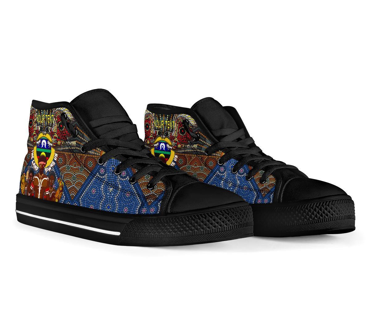 custom-text-the-land-owns-us-high-top-shoe