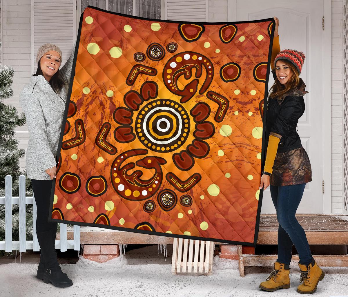 aboriginal-premium-quilt-baby-kangaroo-and-dot-painting-patterns