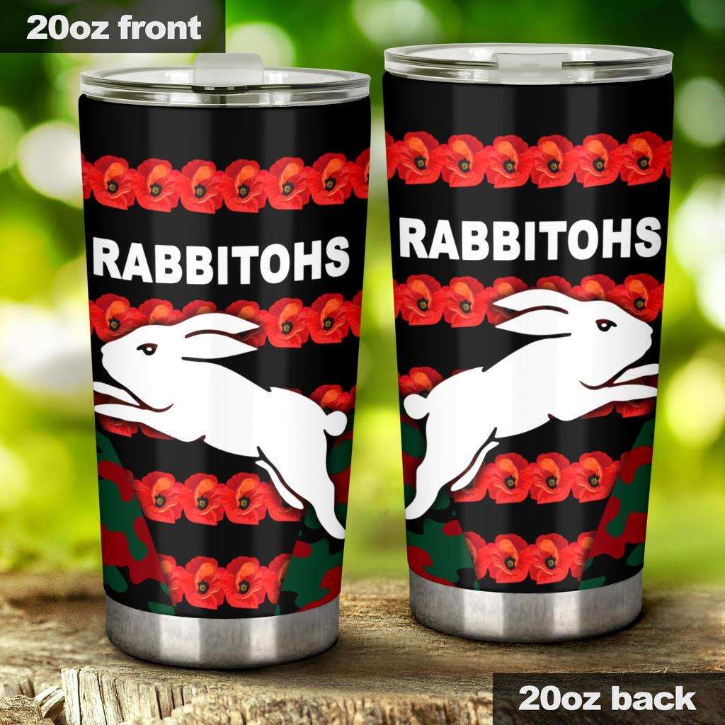 south-sydney-rabbitohs-tumbler-anzac-day-poppy-flower-vibes