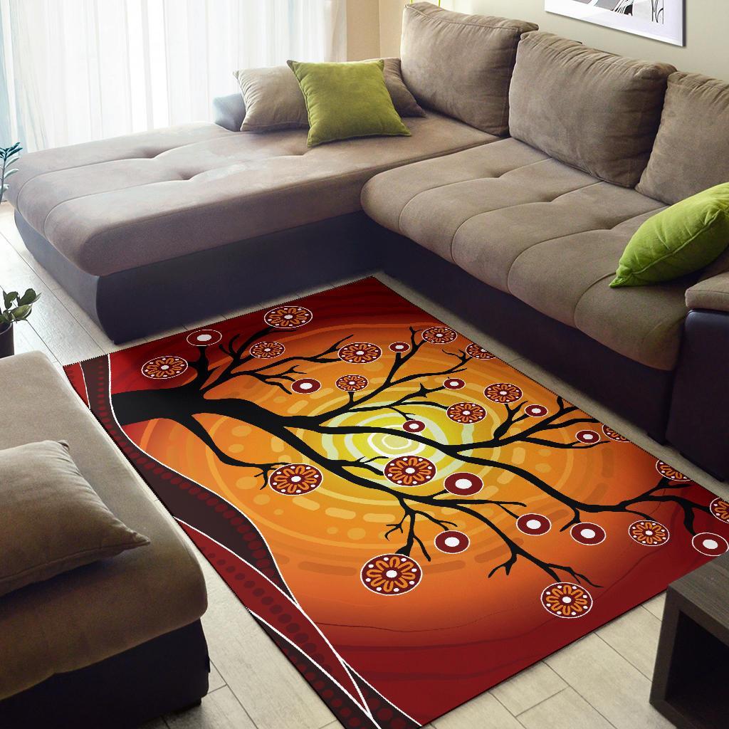 aboriginal-area-rug-tree-in-spring-season