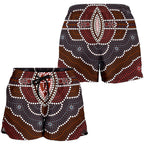 Aboriginal Shorts, Indigenous Dot Painting Short Women 03 - Vibe Hoodie