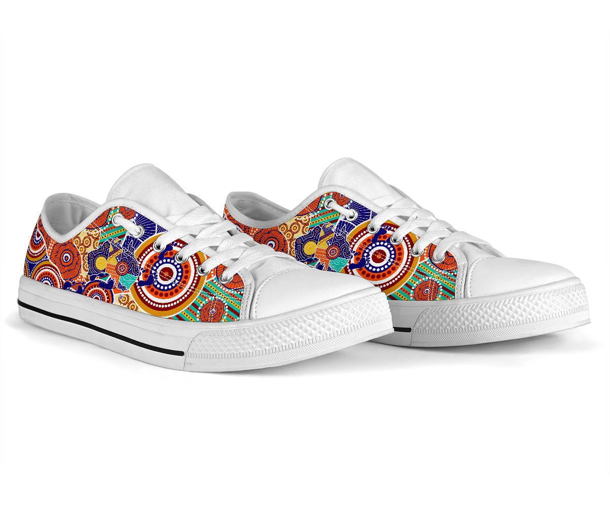 aboriginal-low-top-shoes-australian-map-dot-painting