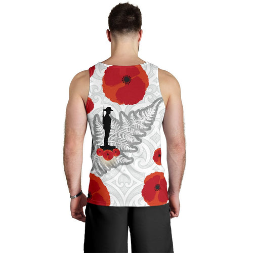 anzac-maori-men-tank-top-silver-fern-lest-for-get