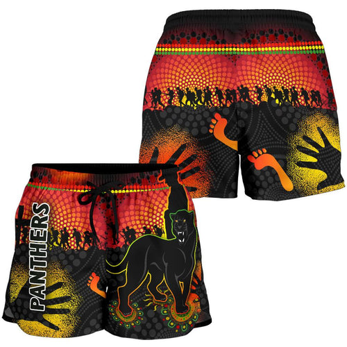 Penrith Women Shorts Indigenous Panthers Anzac Day Lest We Forget - Vibe Hoodie