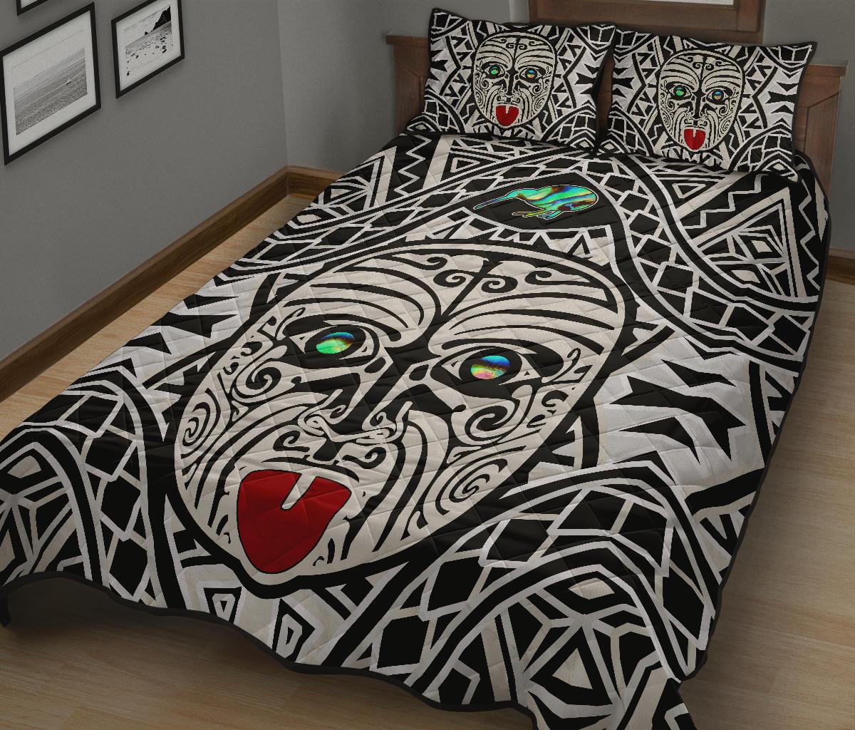 integrity-maori-ta-moko-quilt-bed-set-kiwi-and-paua
