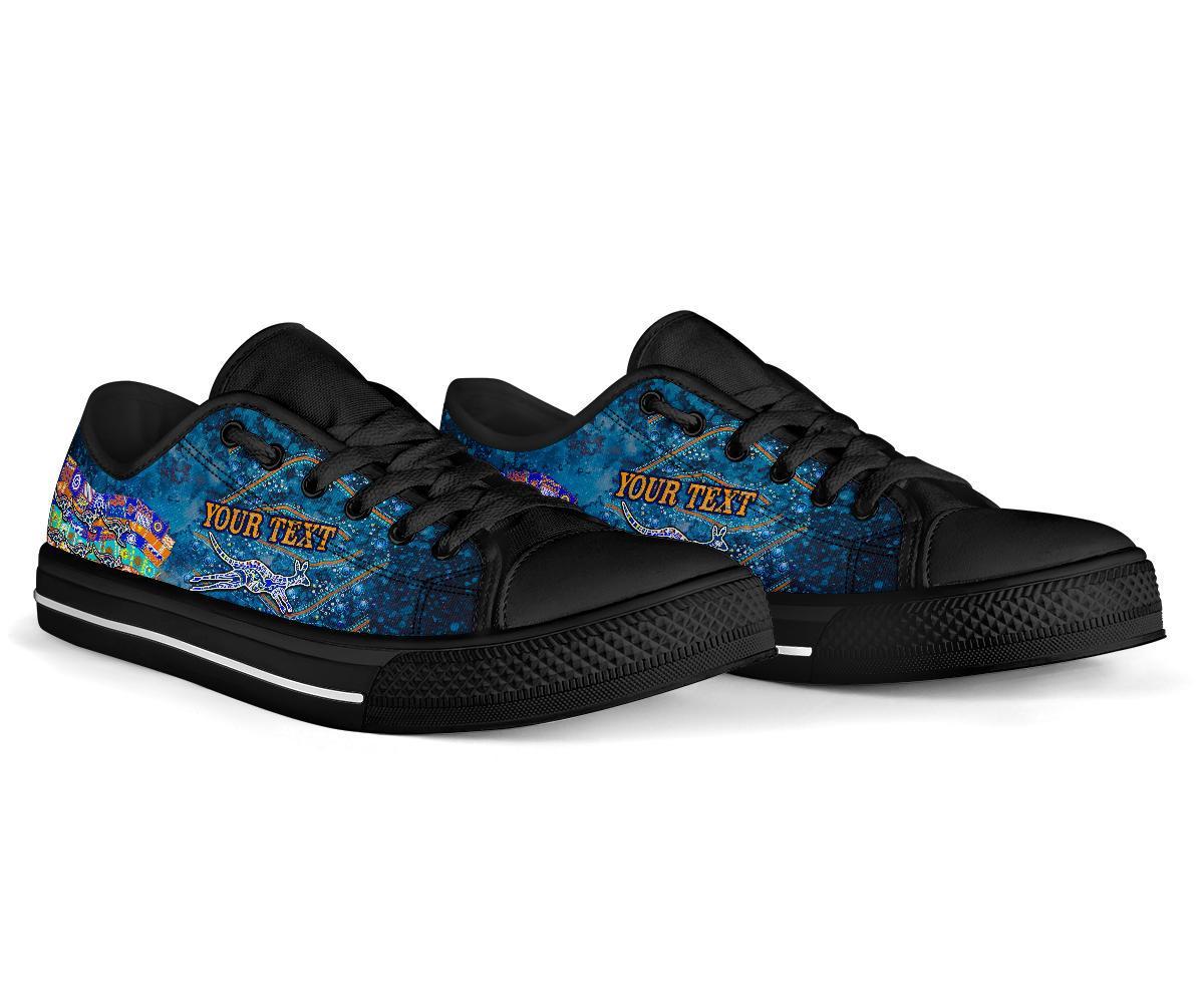 custom-text-low-top-shoes-kangaroo-dreaming