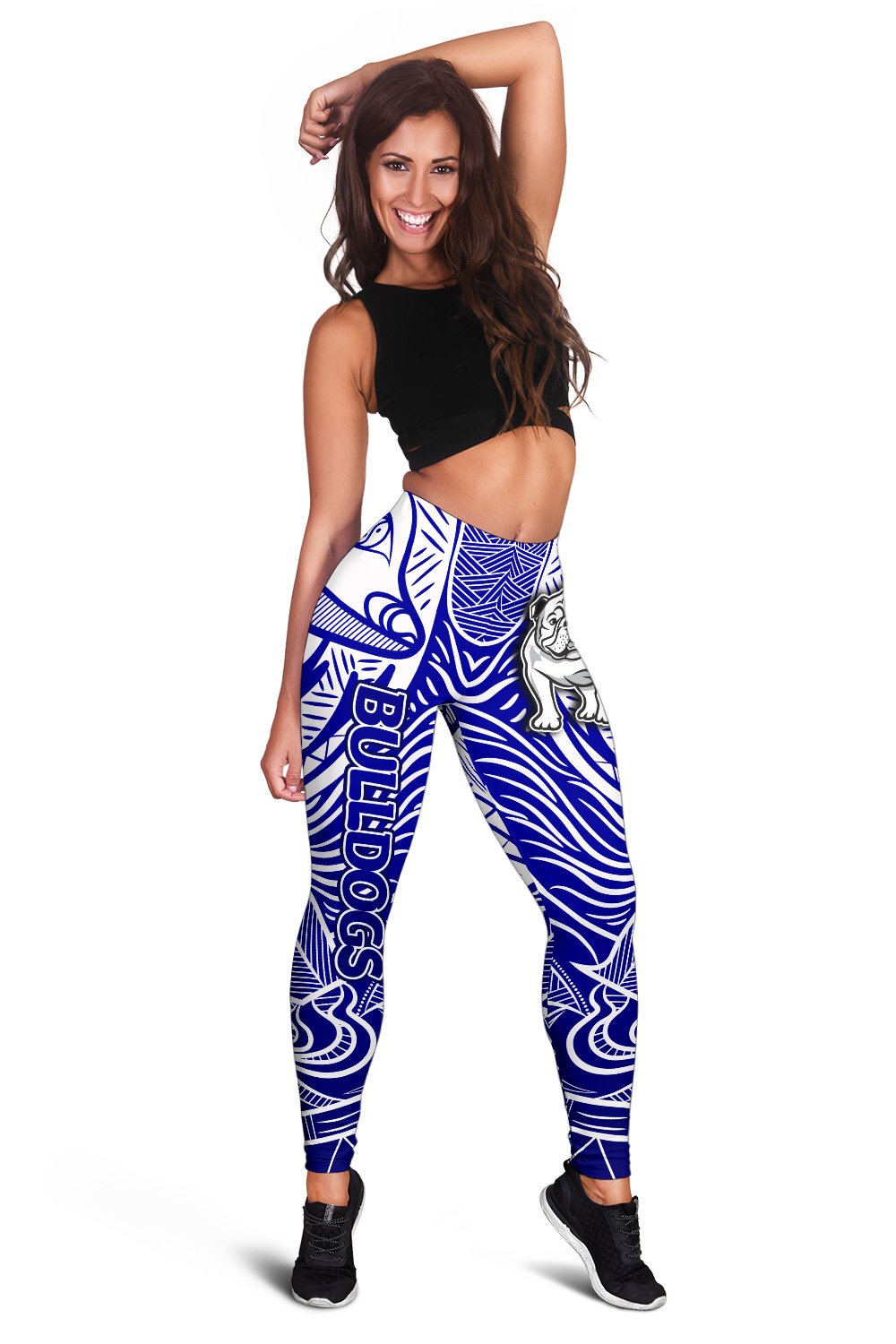 bulldogs-womens-leggings-tribal-style