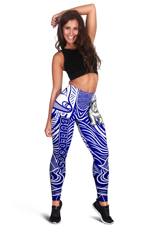 bulldogs-womens-leggings-tribal-style