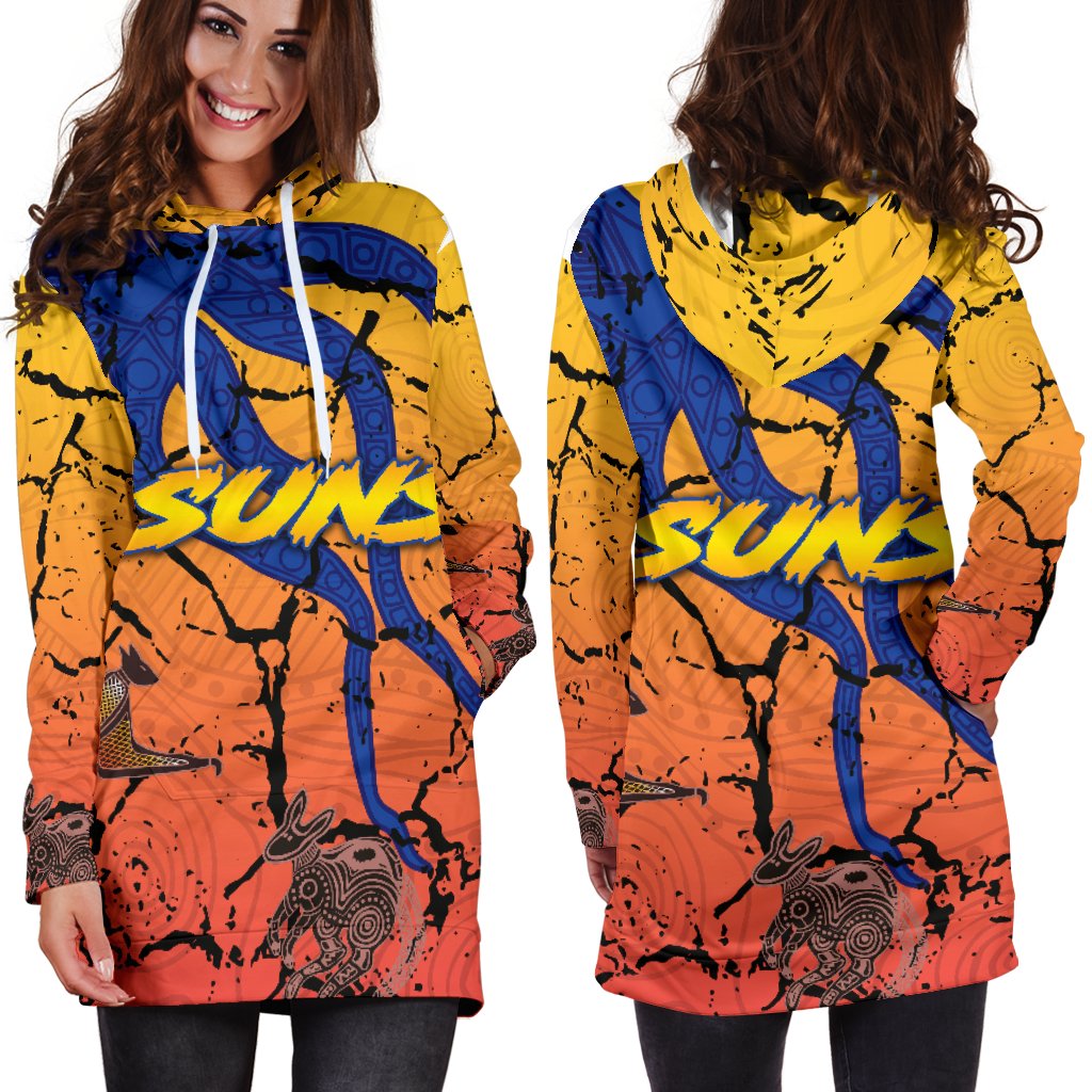 gold-coast-zip-women-hoodie-dress-suns-origin-indigenous
