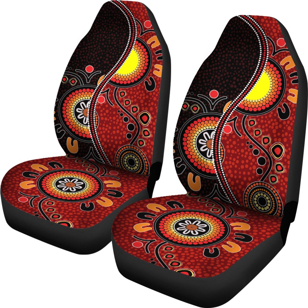 aboriginal-car-seat-covers-australia-flag-dot-painting-art