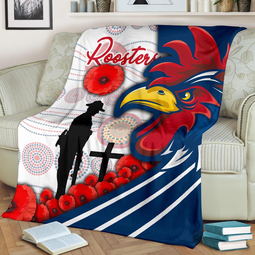australia-roosters-premium-blanket-anzac-day-three-tiles-style