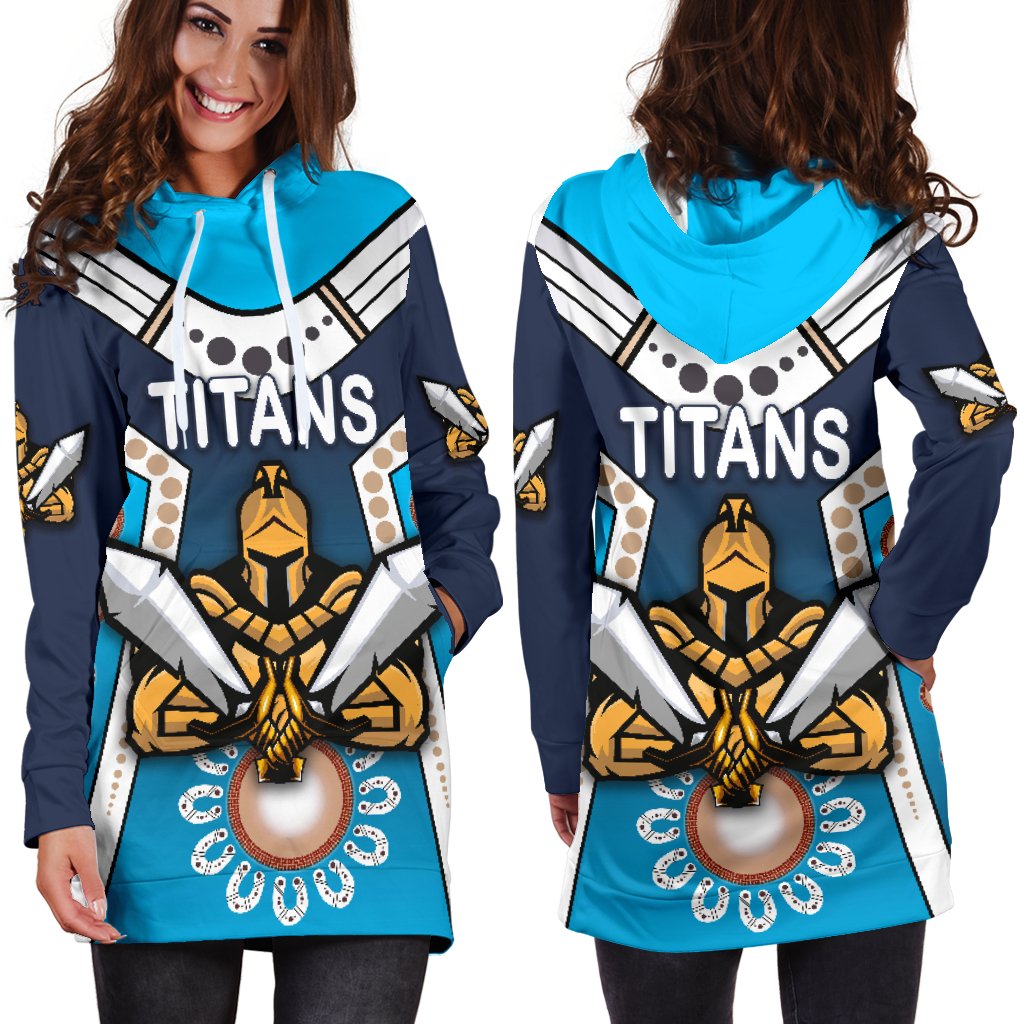 gold-coast-womens-hoodie-dress-titans-gladiator-simple-indigenous
