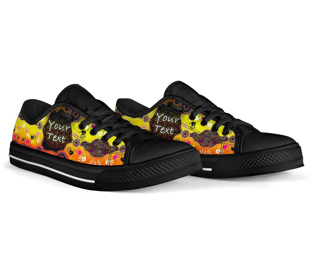 custom-aboriginal-low-top-shoe-indigenous-circle-dot-painting-hand-art-bn18