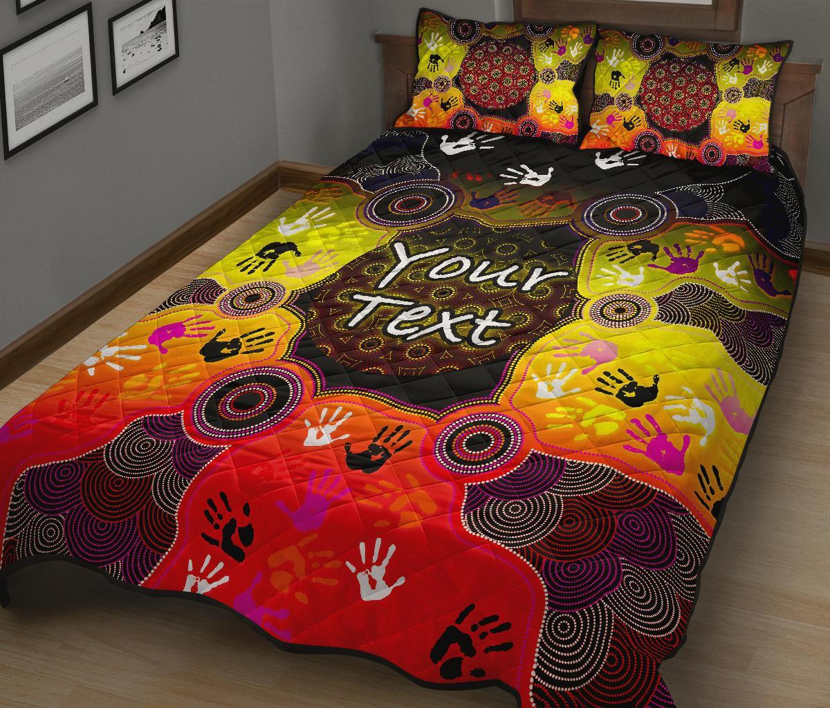 custom-aboriginal-quilt-bed-set-indigenous-circle-dot-painting-hand-art