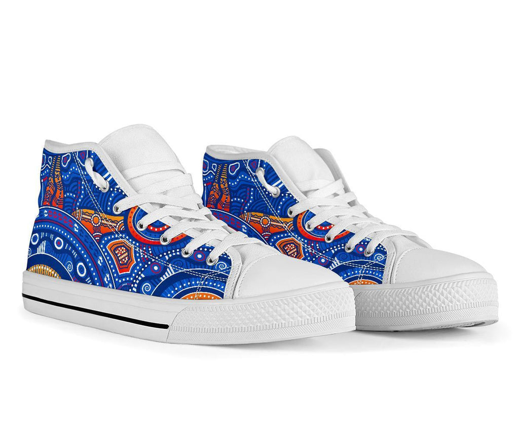 aboriginal-high-top-shoe-indigenous-footprint-patterns-blue-color