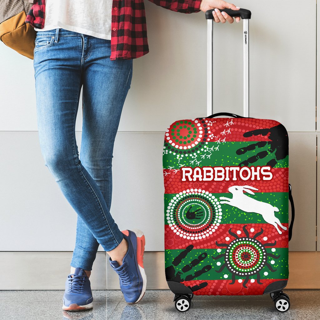 south-sydney-rabbitohs-indigenous-luggage-covers-country-style-no-1