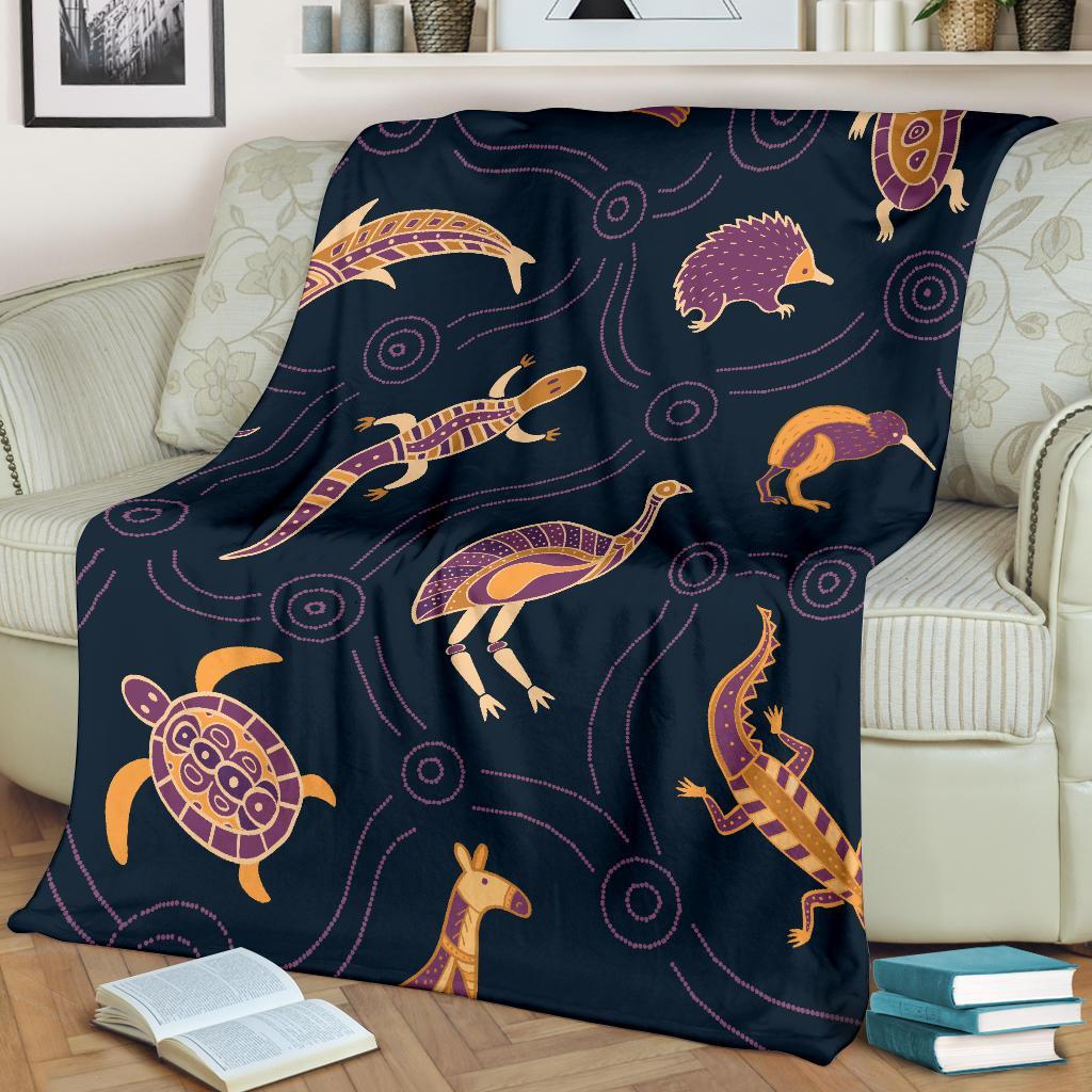 premium-blanket-indigenous-animals-patterns