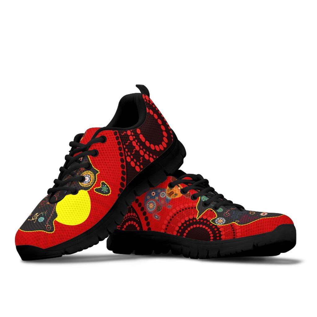 aboriginal-sneakers-dot-painting-patterns-map