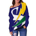 Stormers Women's Off Shoulder Sweater - Vibe Hoodie