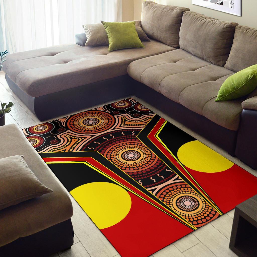 area-rug-aboriginal-with-dot-painting-art