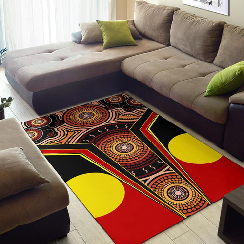 area-rug-aboriginal-with-dot-painting-art