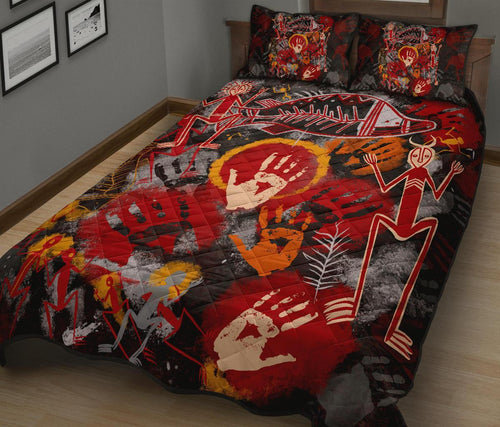 aboriginal-quilt-bed-set-indigenous-fish-hand-art