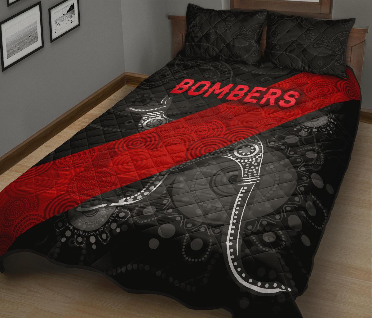 essendon-quilt-bed-set-indigenous-bombers-black