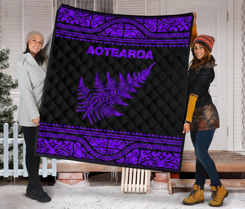 aotearoa-new-zealand-maori-premium-quilt-silver-fern-purple