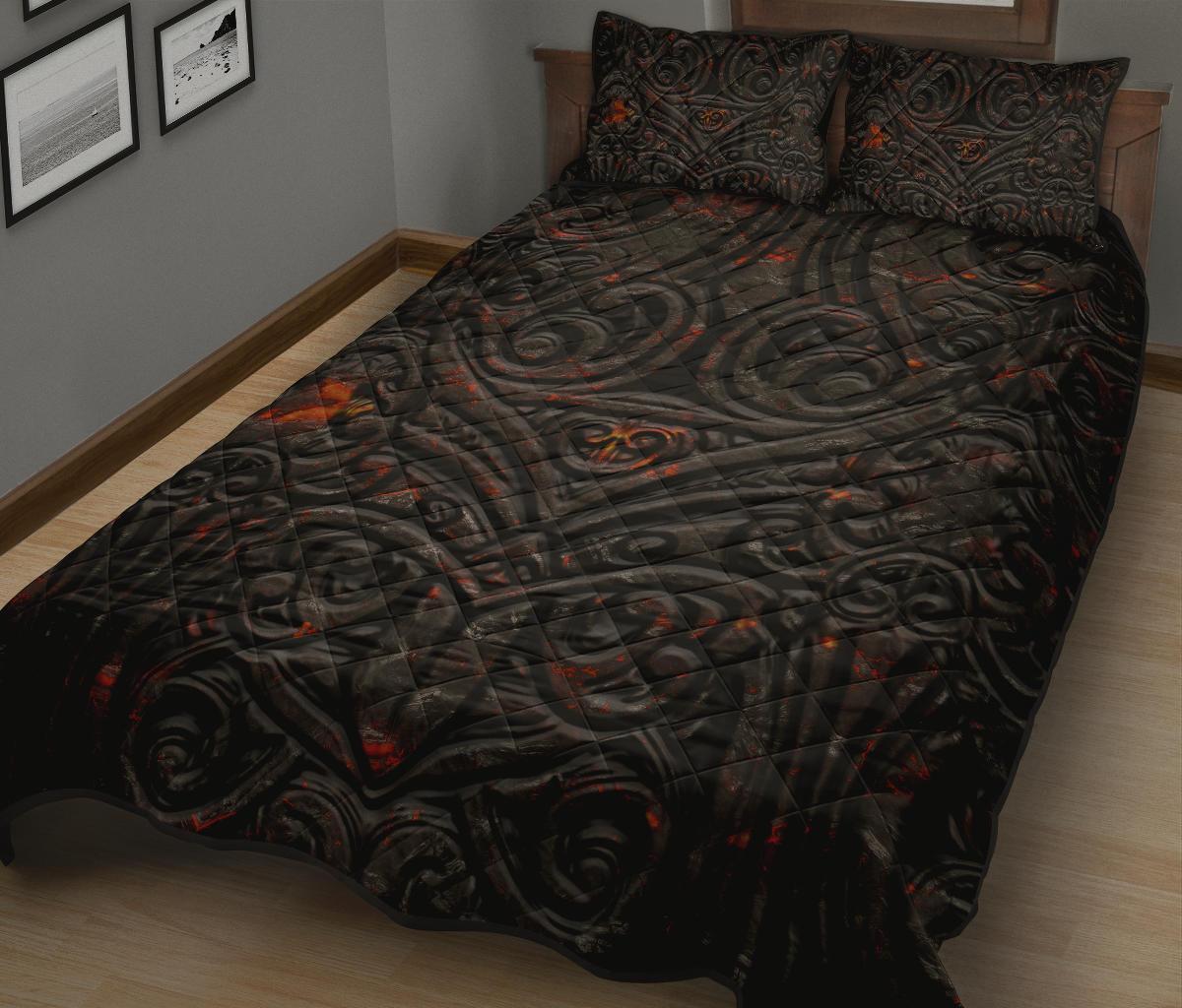 new-zealand-warriors-quilt-bed-set-maori-tiki-vocalno-style
