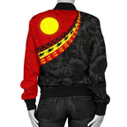 aboriginal-womens-bomber-jacket-indigenous-flag-circle-dot-painting