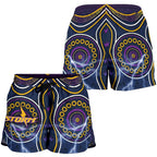 Melbourne Women Shorts Lightning Storm Indigenous - Vibe Hoodie